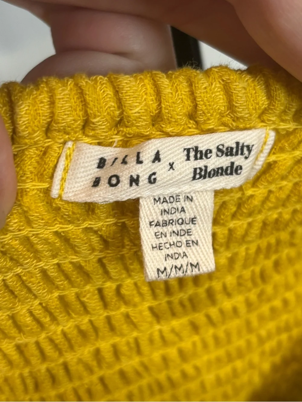 Billabong X The Salty Blonde Yellow Strapless Tie-Front Maxi Dress - Picture 8 of 10